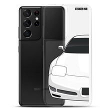 Load image into Gallery viewer, White C5 Corvette Z06 - Samsung Case