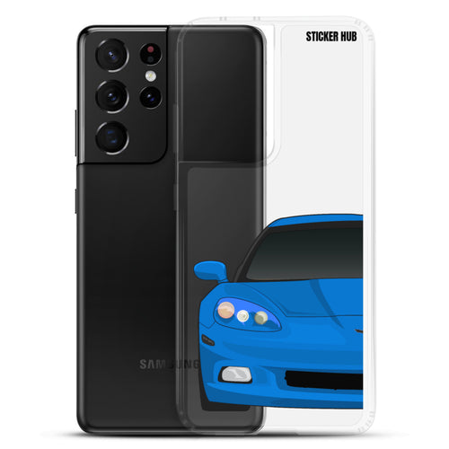 Jet Stream Blue C6 Corvette - Samsung Case