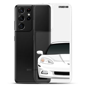 White C6 Corvette - Samsung Case