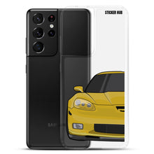 Load image into Gallery viewer, Velocity Yellow C6 Corvette Z06 - Samsung Case