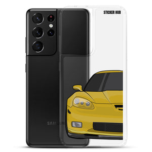 Velocity Yellow C6 Corvette Z06 - Samsung Case