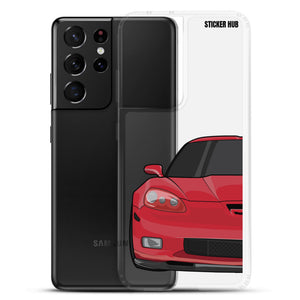 Victory Red C6 Corvette Z06 - Samsung Case