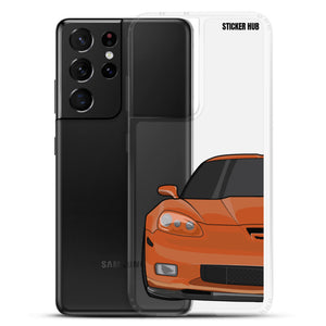 Atomic Orange C6 Corvette Z06 - Samsung Case