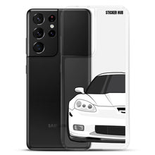 Load image into Gallery viewer, White C6 Corvette Z06 - Samsung Case