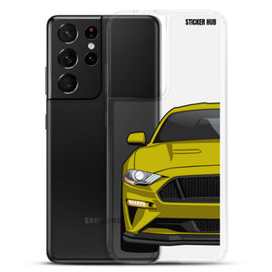 Yellow 18-21 Mustang 5.0 - Samsung Case