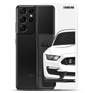 White Mustang GT350 - Samsung Case