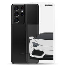 Load image into Gallery viewer, Silver Lamborghini Aventadoor - Samsung Case