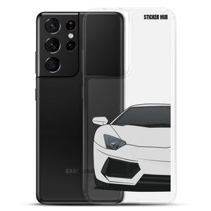 Silver Lamborghini Aventadoor - Samsung Case