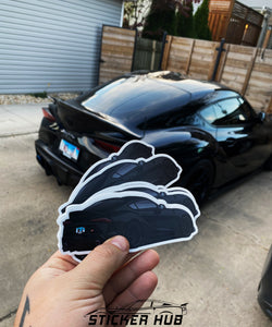 Cartoon Stickers + Digital Drawing - Your Exact Car